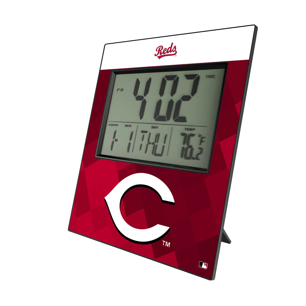 Cincinnati Reds Color Block Wall Clock