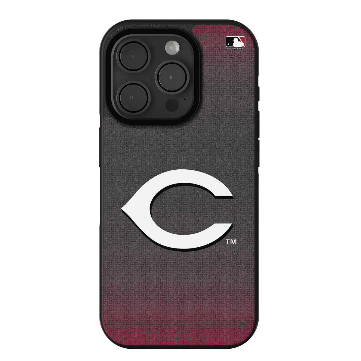 Cincinnati Reds Linen iPhone Bump Phone Case for Apple iPhone