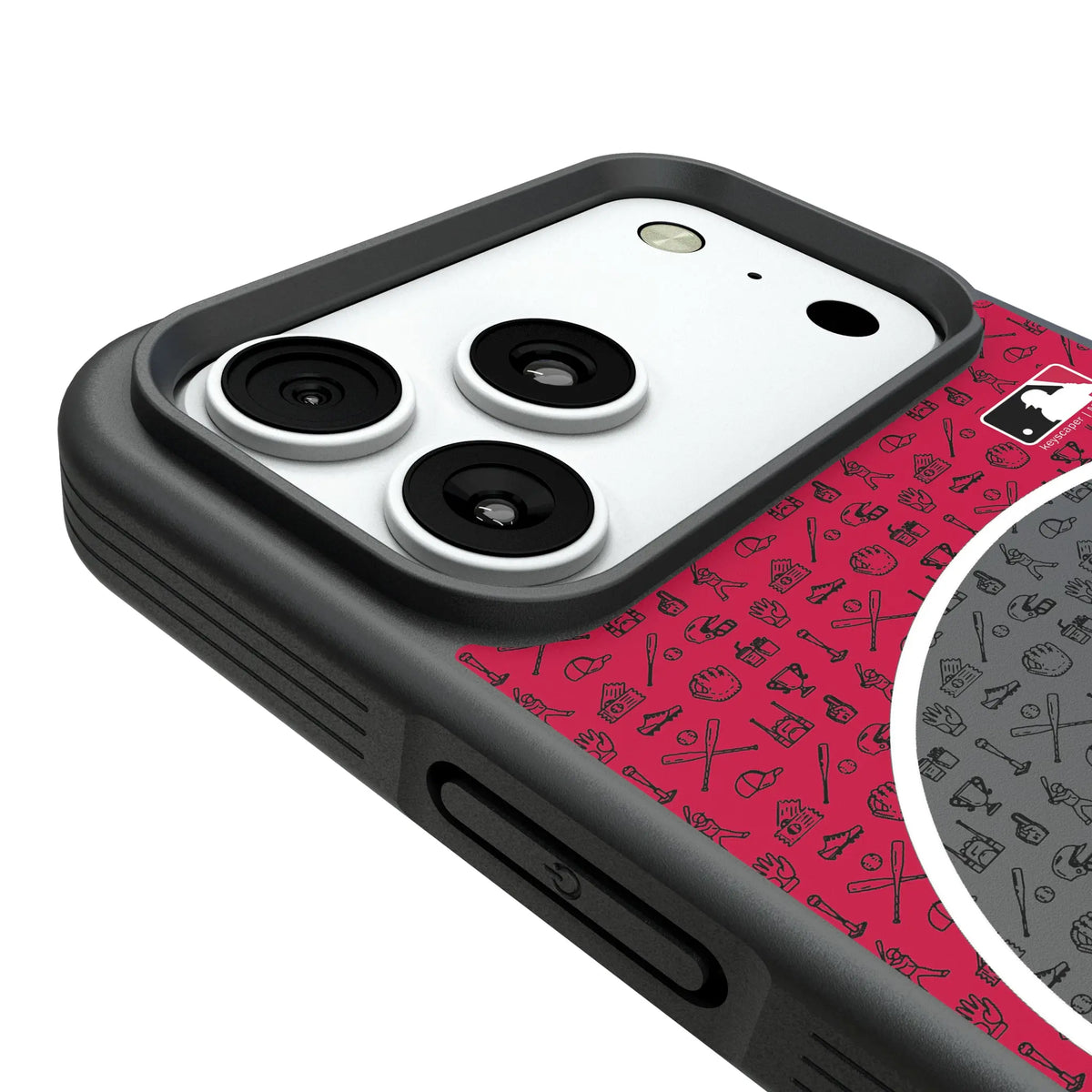 Cincinnati Reds Personalized Circle iPhone Bump Phone Case for Apple iPhone - Detail#Device_iPhone 18 Pro Max