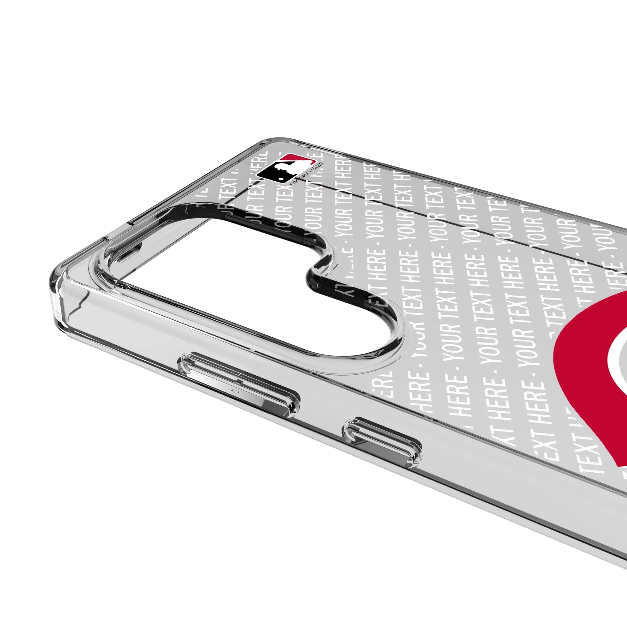 Cincinnati Reds Personalized EndZone Plus Galaxy Clear Phone Case for Samsung Galaxy - Detail#Device_Galaxy S25 Ultra