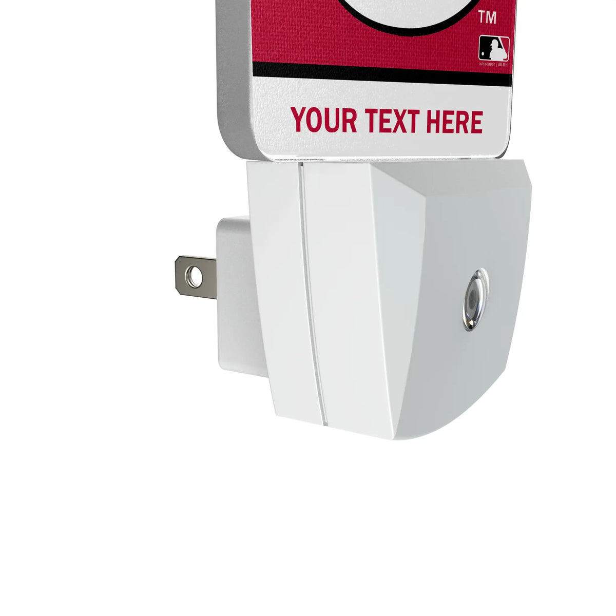 Cincinnati Reds Personalized Endzone Solid Night Light 2-Pack - Detail