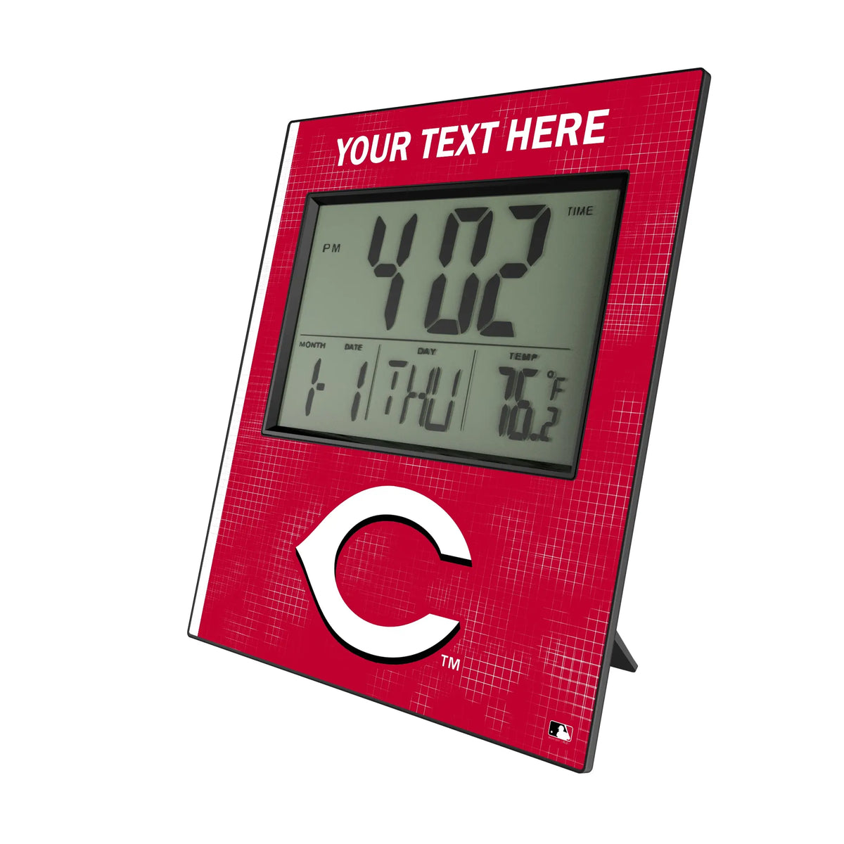Cincinnati Reds Personalized Hatch Wall Clock