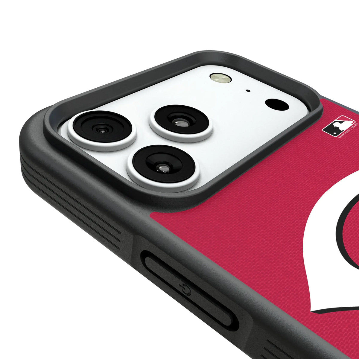 Cincinnati Reds Personalized Stripe iPhone Bump Phone Case for Apple iPhone - Detail#Device_iPhone 18 Pro Max