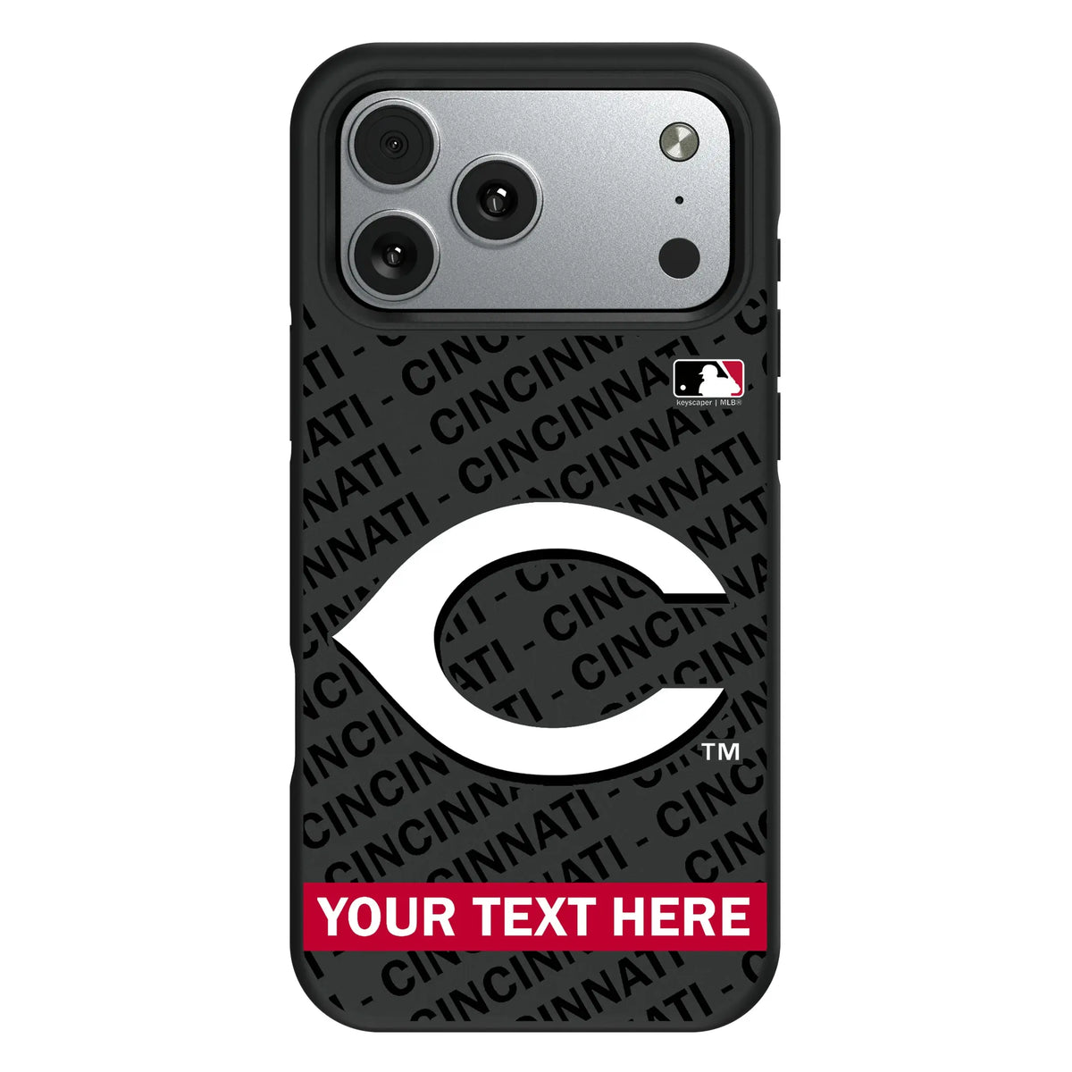Cincinnati Reds Personalized Tilt iPhone Bump Phone Case for Apple iPhone#Device_iPhone 17 Pro Max