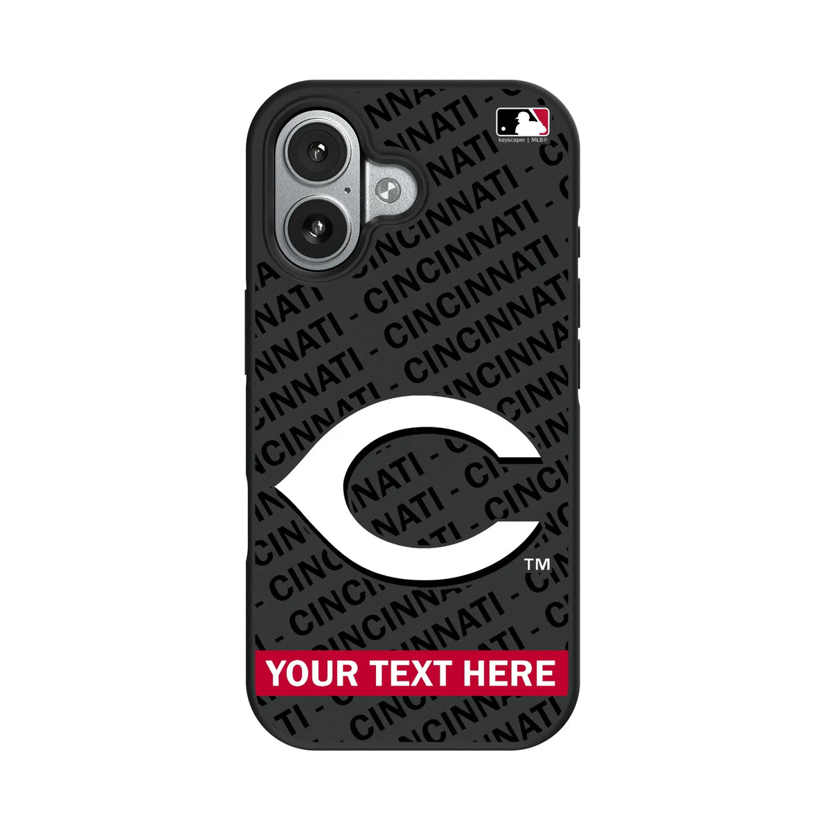 Cincinnati Reds Personalized Tilt iPhone Bump Phone Case for Apple iPhone#Device_iPhone 17