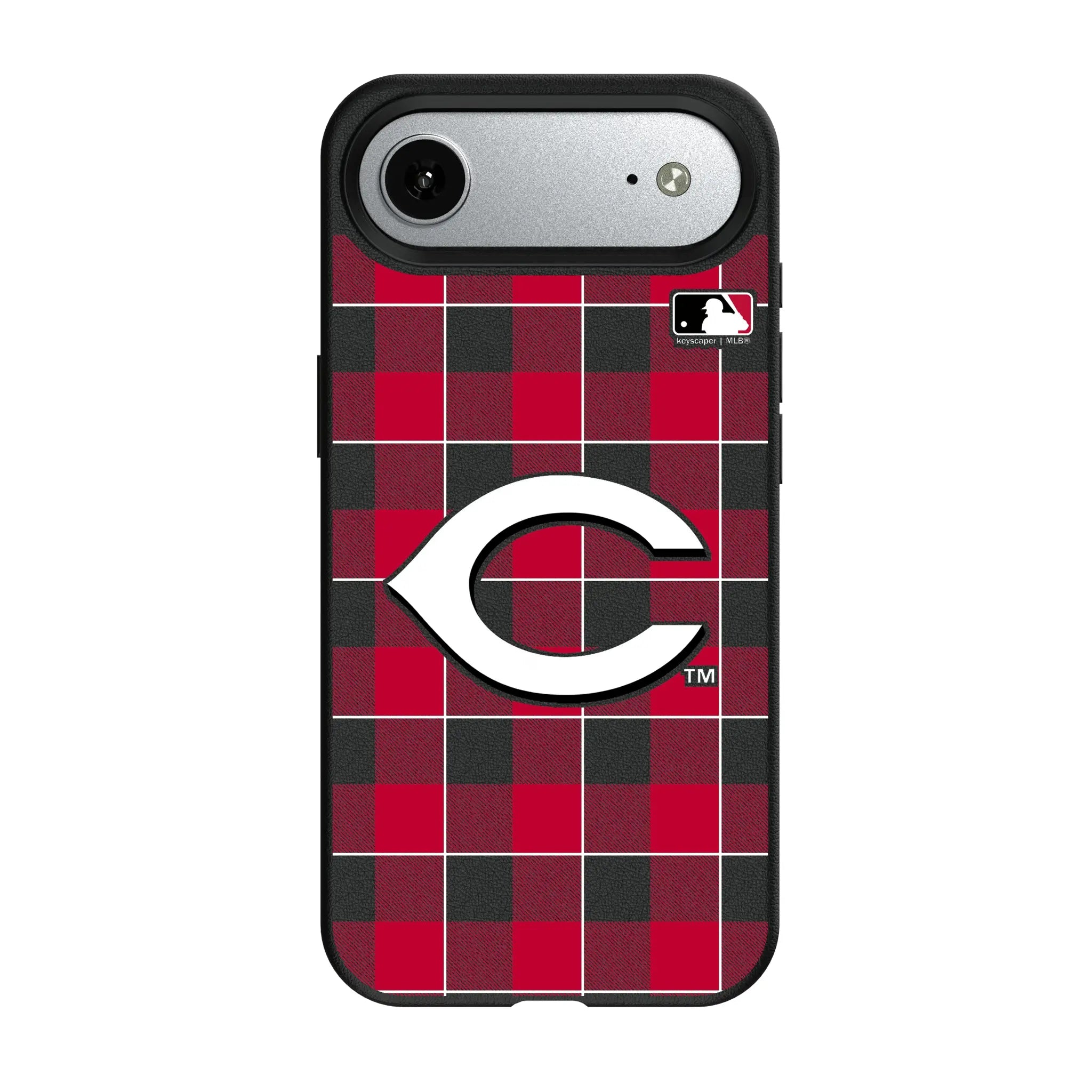 Cincinnati Reds Plaid iPhone MagSafe Compatible Phone Case for Apple iPhone#Device_iPhone Air