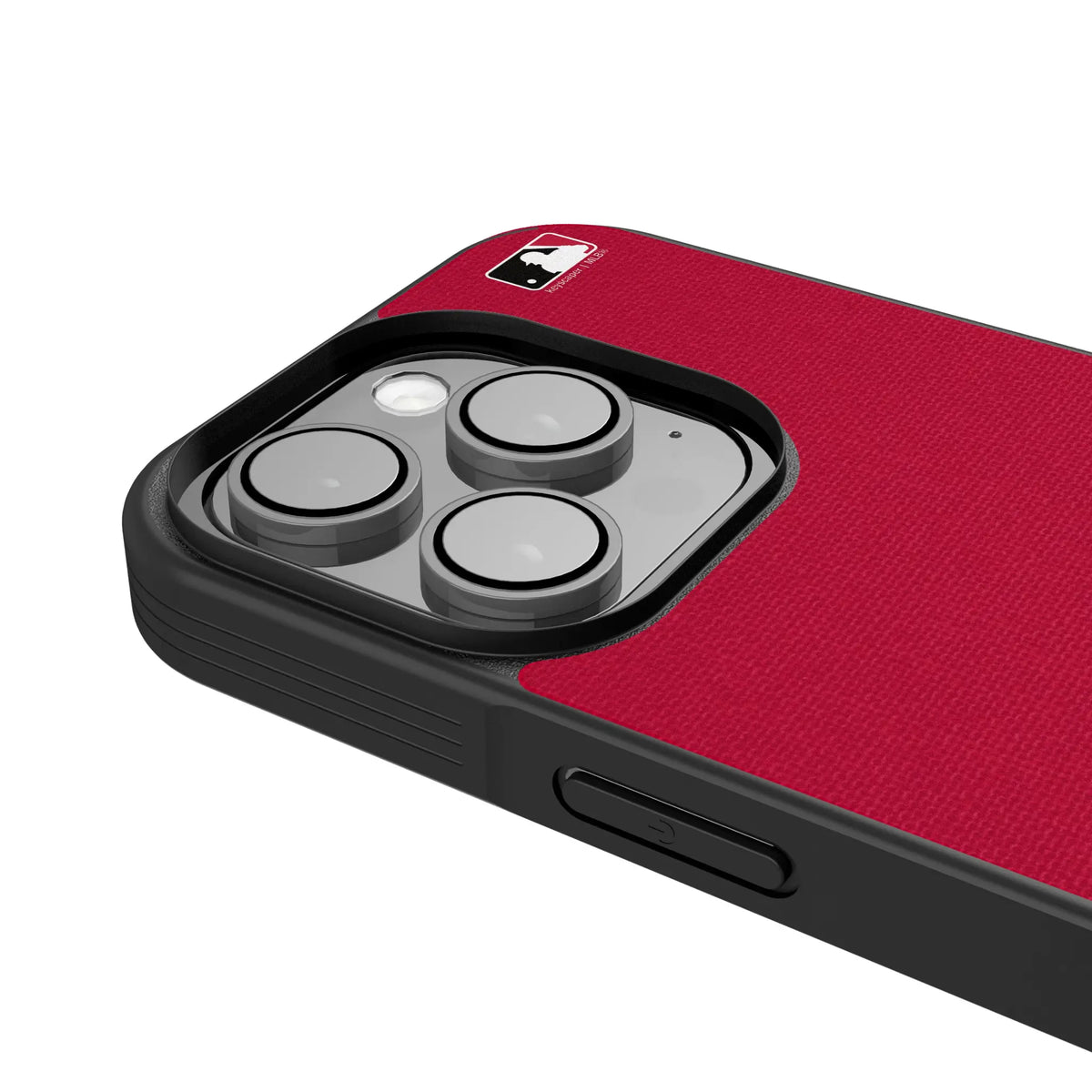 Cincinnati Reds Solid iPhone Bump Phone Case for Apple iPhone - Detail