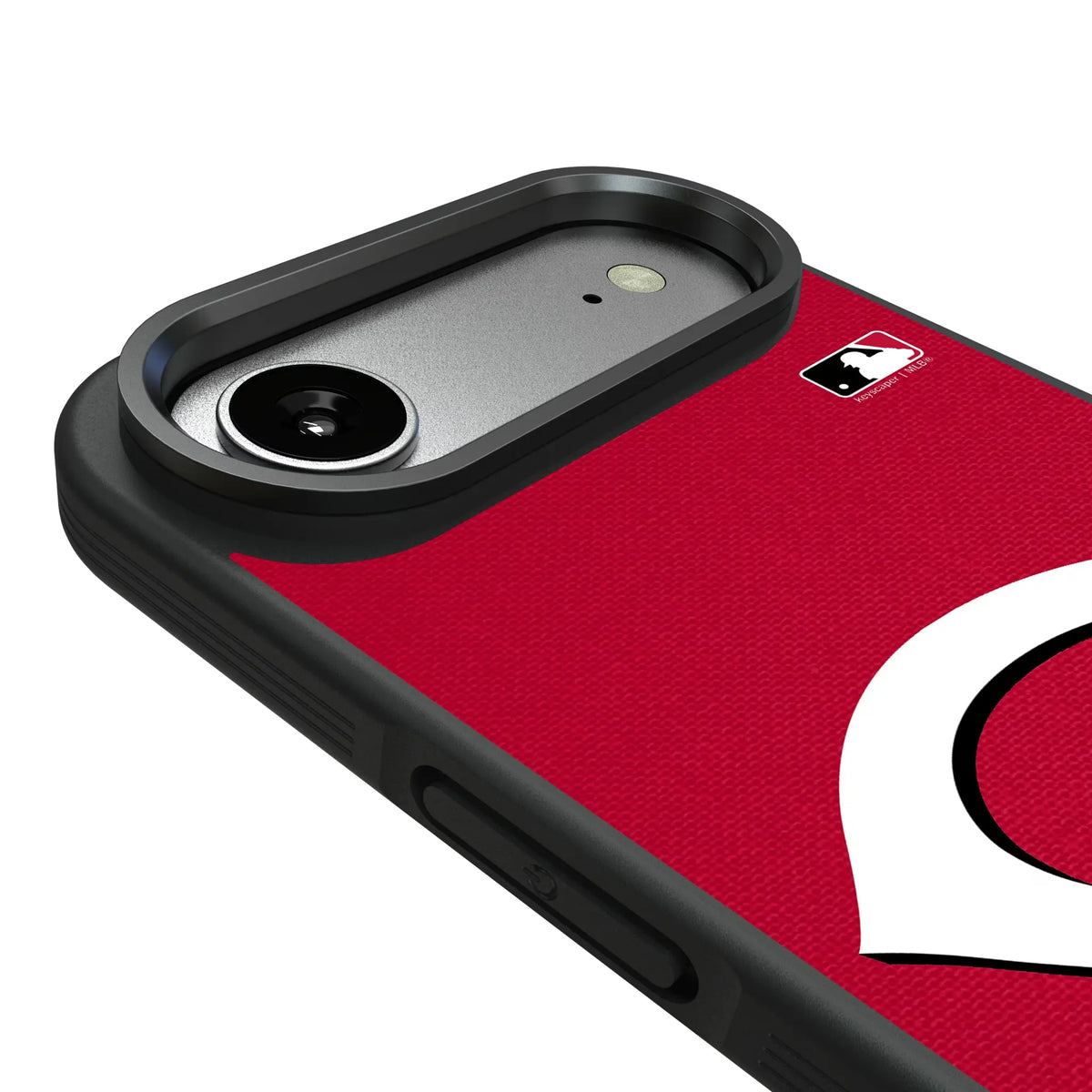 Cincinnati Reds Solid iPhone Bump Phone Case for Apple iPhone - Detail#Device_iPhone Air