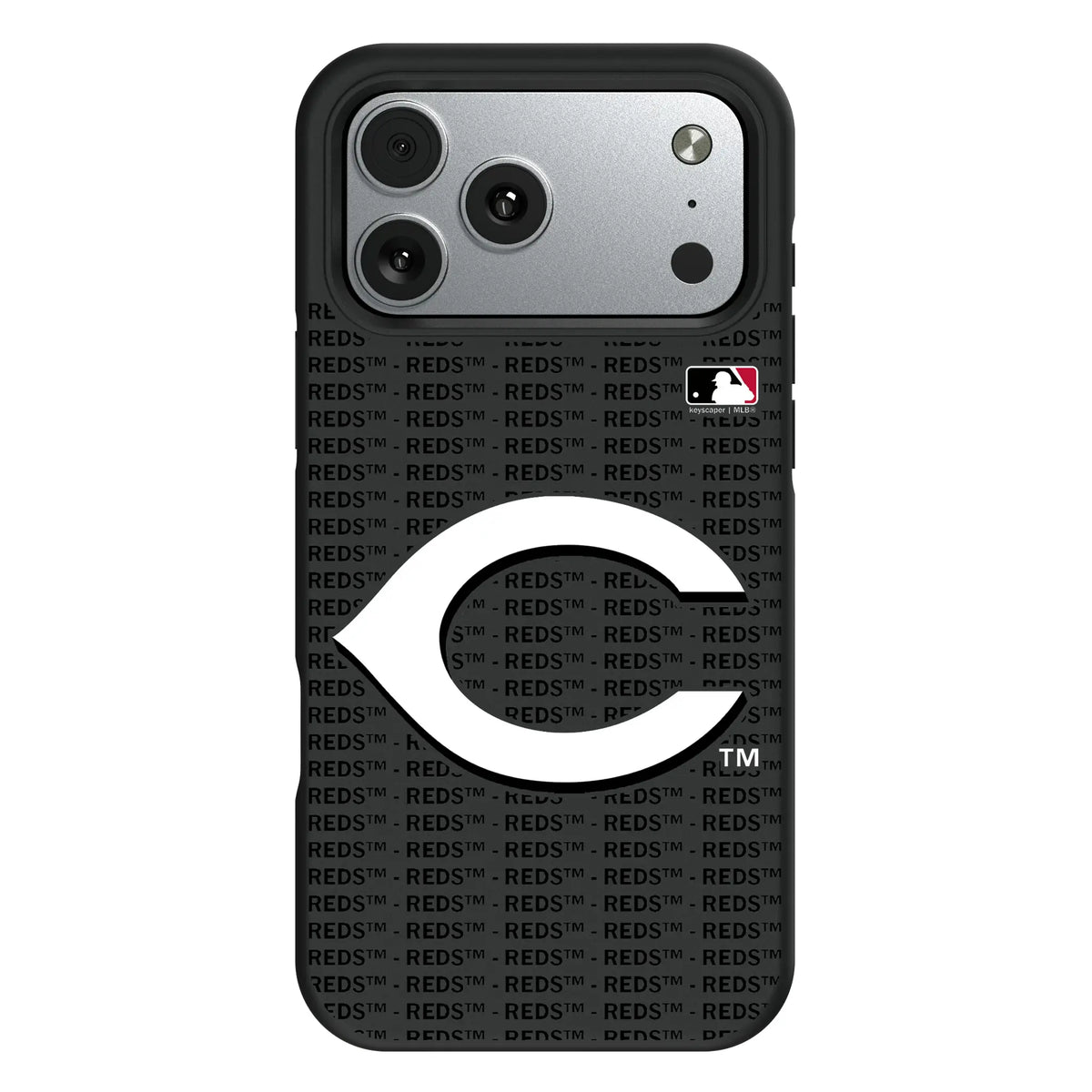 Cincinnati Reds Text Backdrop iPhone Bump Phone Case for Apple iPhone#Device_iPhone 17 Pro Max