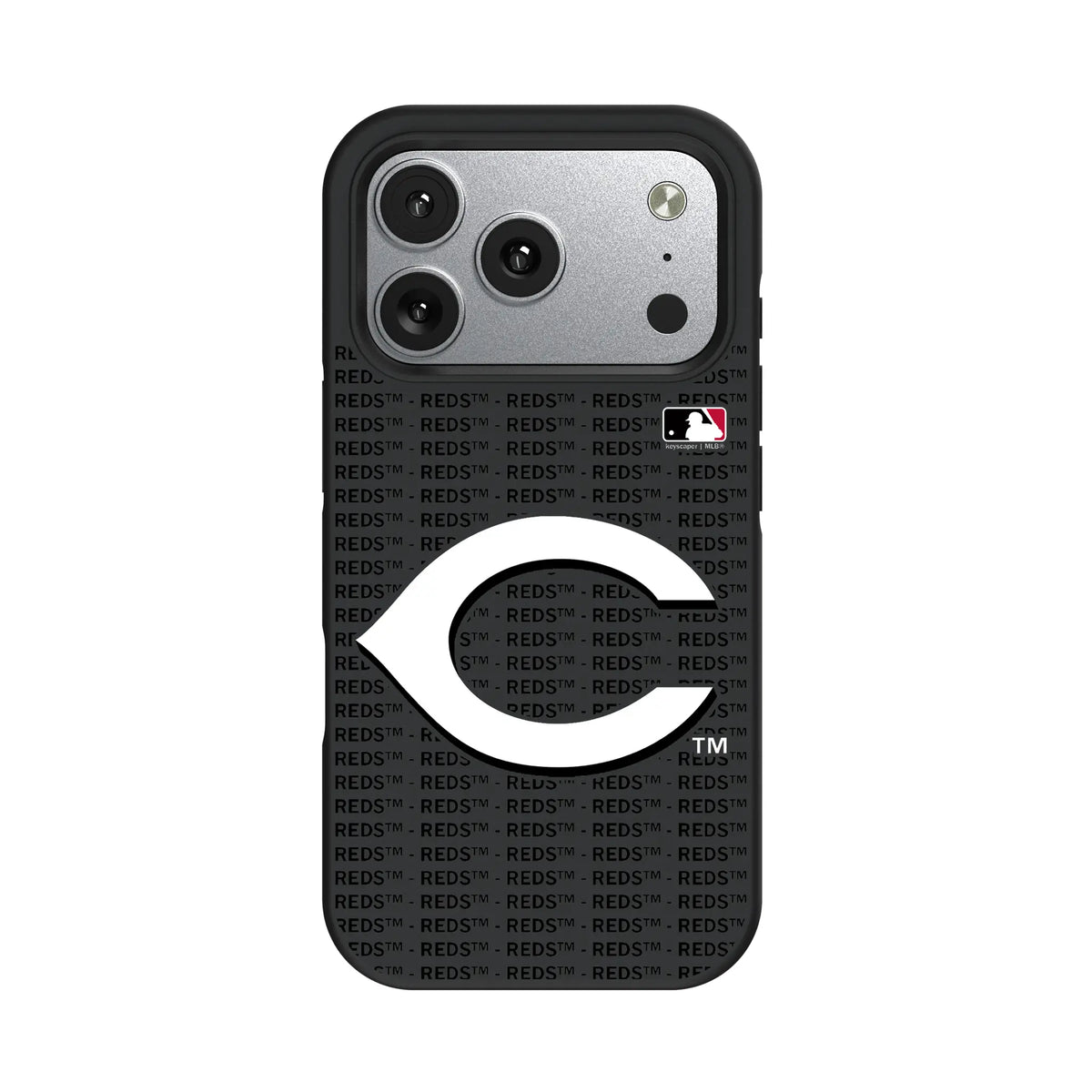 Cincinnati Reds Text Backdrop iPhone Bump Phone Case for Apple iPhone#Device_iPhone 17 Pro