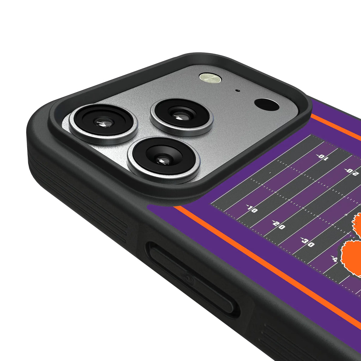 Clemson University Tigers Field iPhone Bump Phone Case for Apple iPhone - Detail#Device_iPhone 17 Pro
