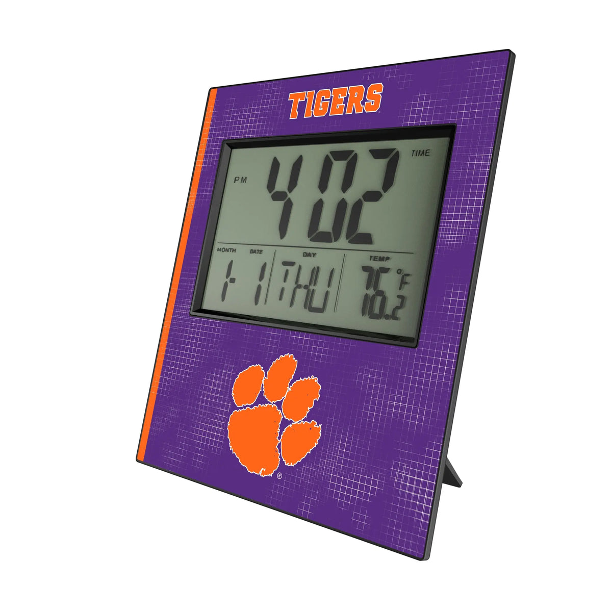 Clemson University Tigers Hatch Wall Clock