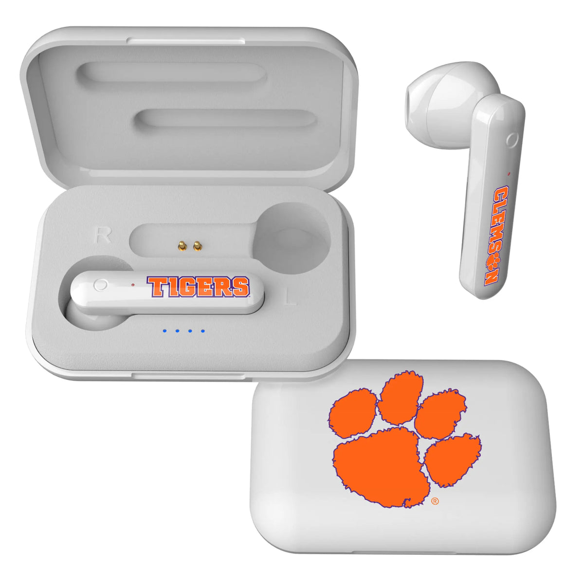 Clemson University Tigers Insignia Wireless TWS Earbuds