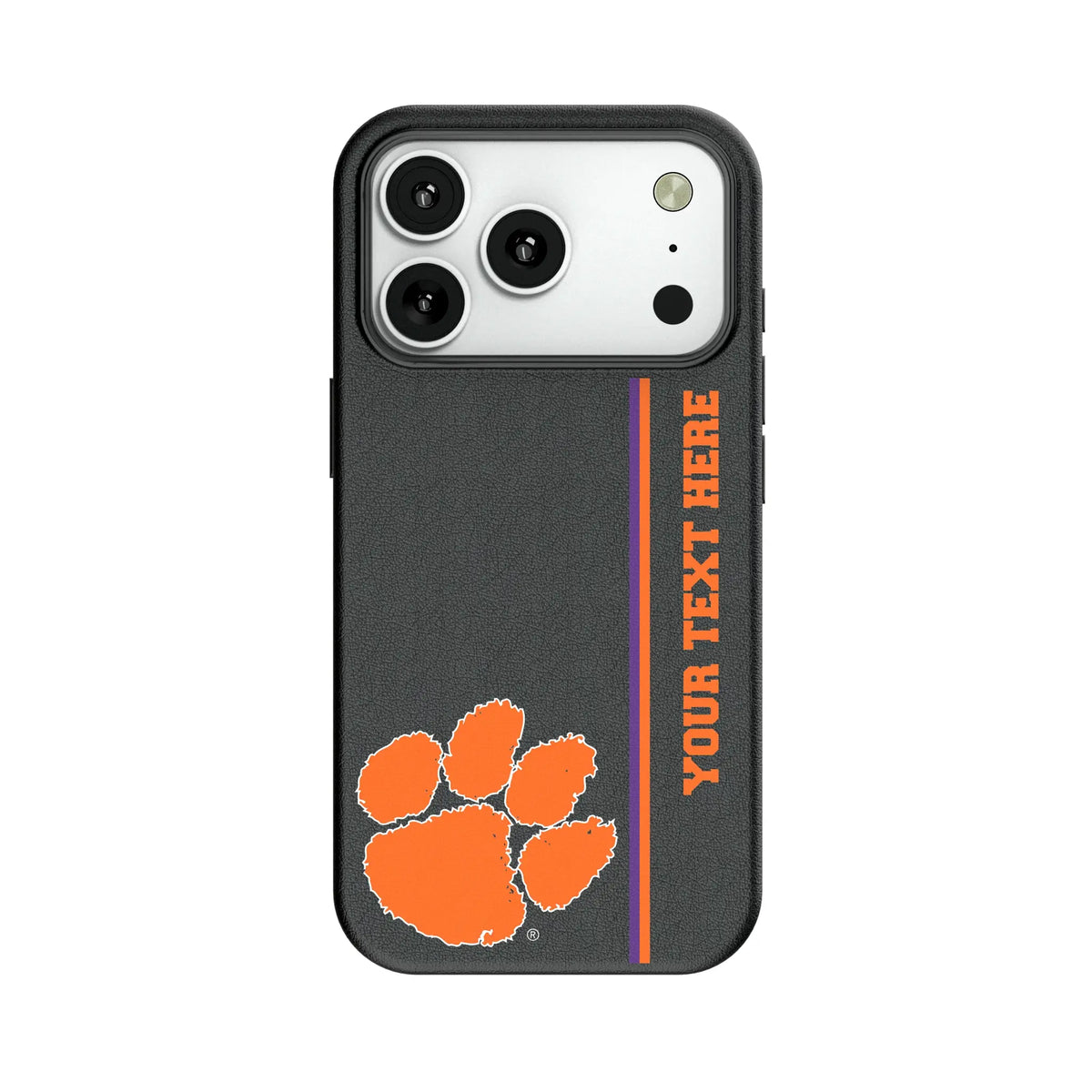 Clemson University Tigers Personalized Sidebard MagSafe Compatible Phone Case for Apple iPhone