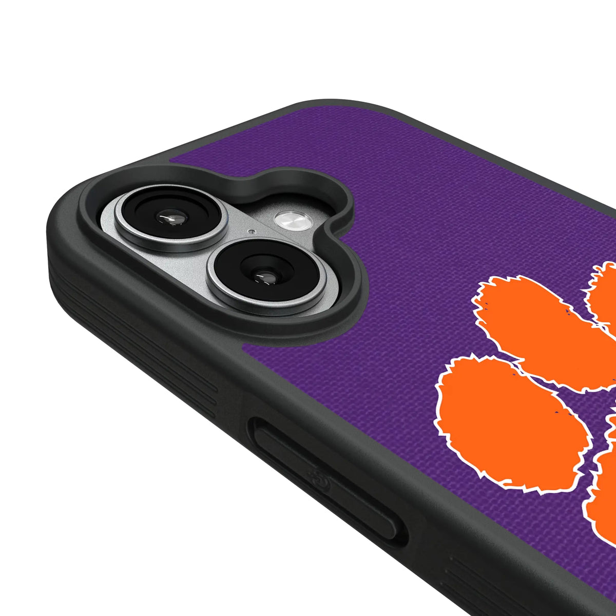 Clemson University Tigers Personalized Stripe iPhone Bump Phone Case for Apple iPhone - Detail#Device_iPhone 17