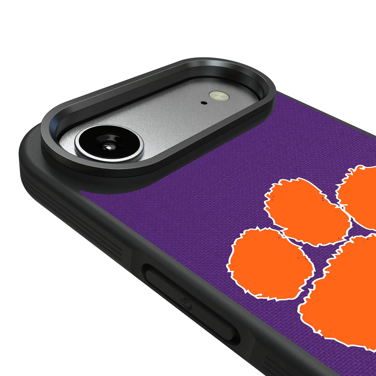 Clemson University Tigers Personalized Stripe iPhone Bump Phone Case for Apple iPhone - Detail#Device_iPhone Air