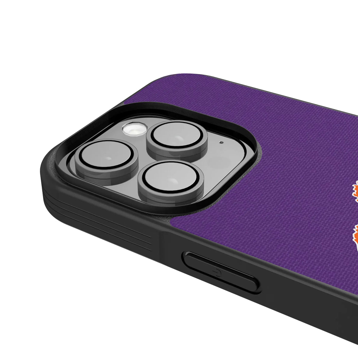 Clemson University Tigers Solid iPhone Bump Phone Case for Apple iPhone - Detail