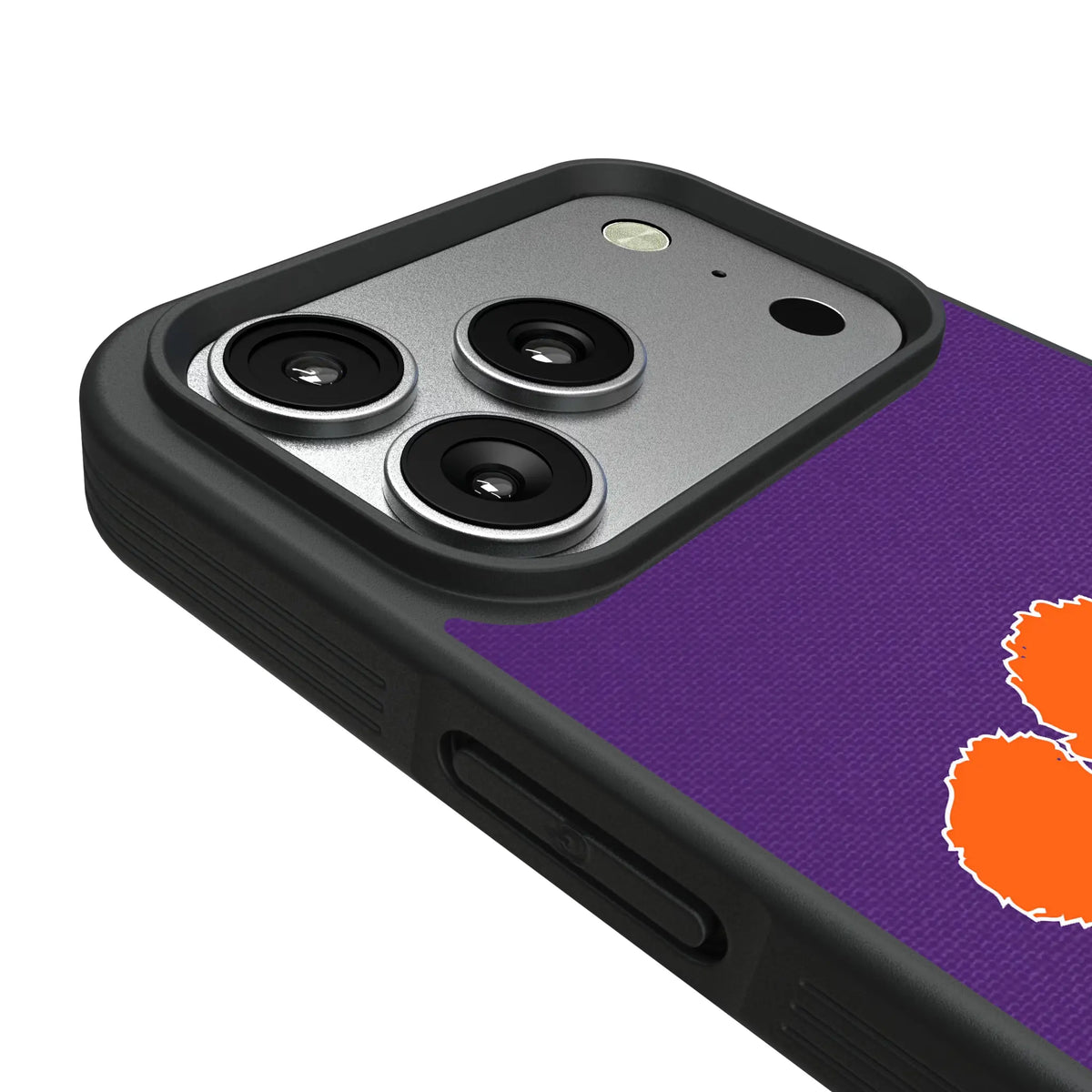 Clemson University Tigers Solid iPhone Bump Phone Case for Apple iPhone - Detail#Device_iPhone 17 Pro