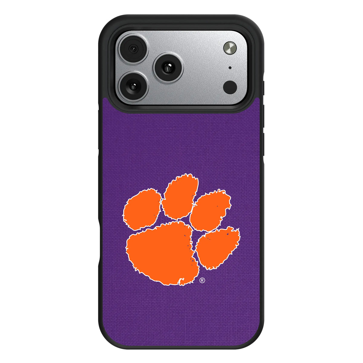Clemson University Tigers Solid iPhone Bump Phone Case for Apple iPhone#Device_iPhone 17 Pro Max