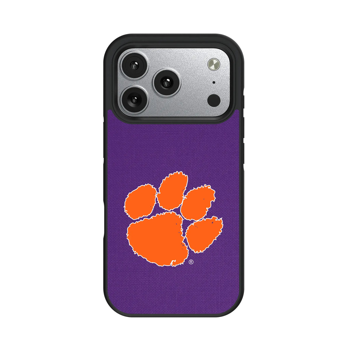 Clemson University Tigers Solid iPhone Bump Phone Case for Apple iPhone#Device_iPhone 17 Pro