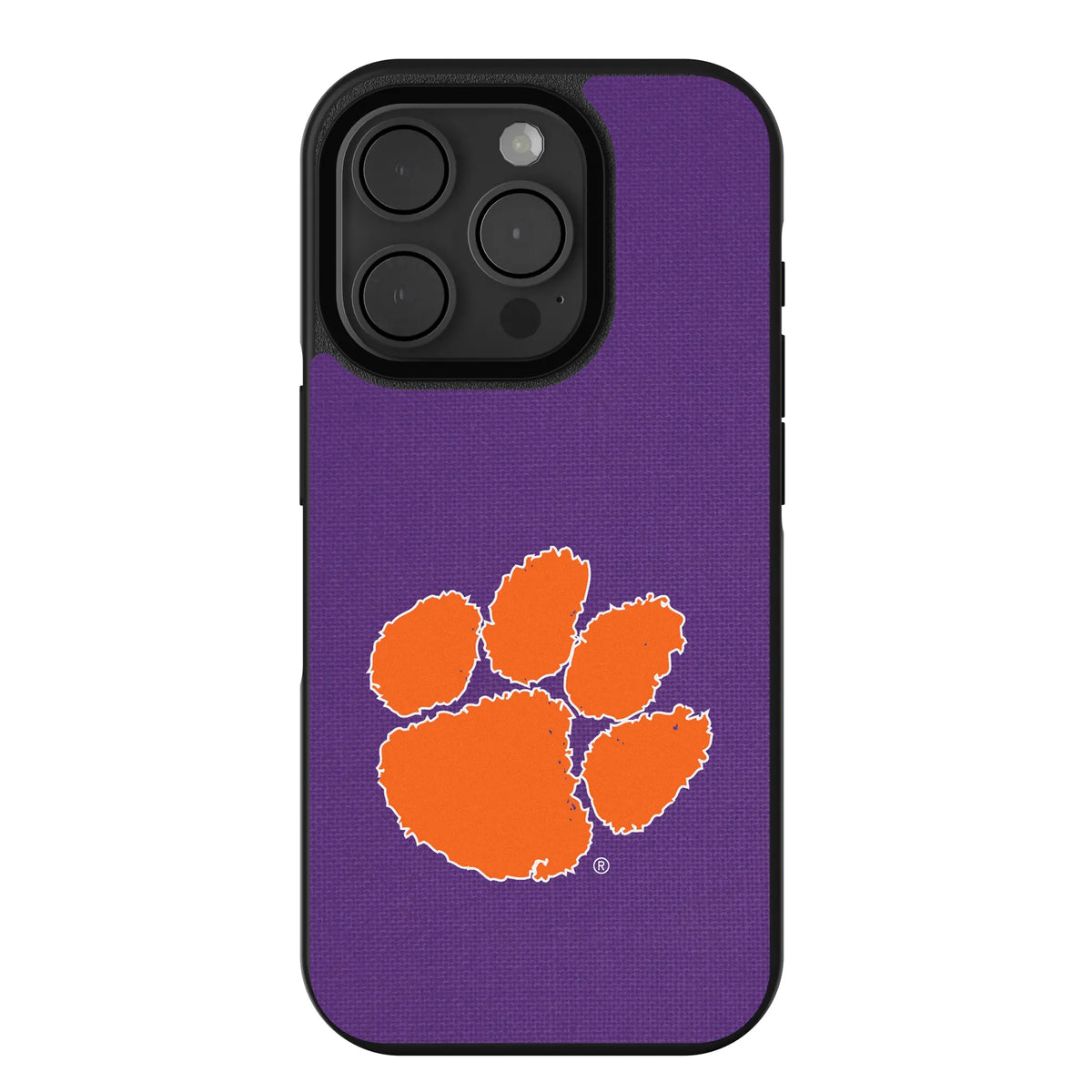 Clemson University Tigers Solid iPhone Bump Phone Case for Apple iPhone