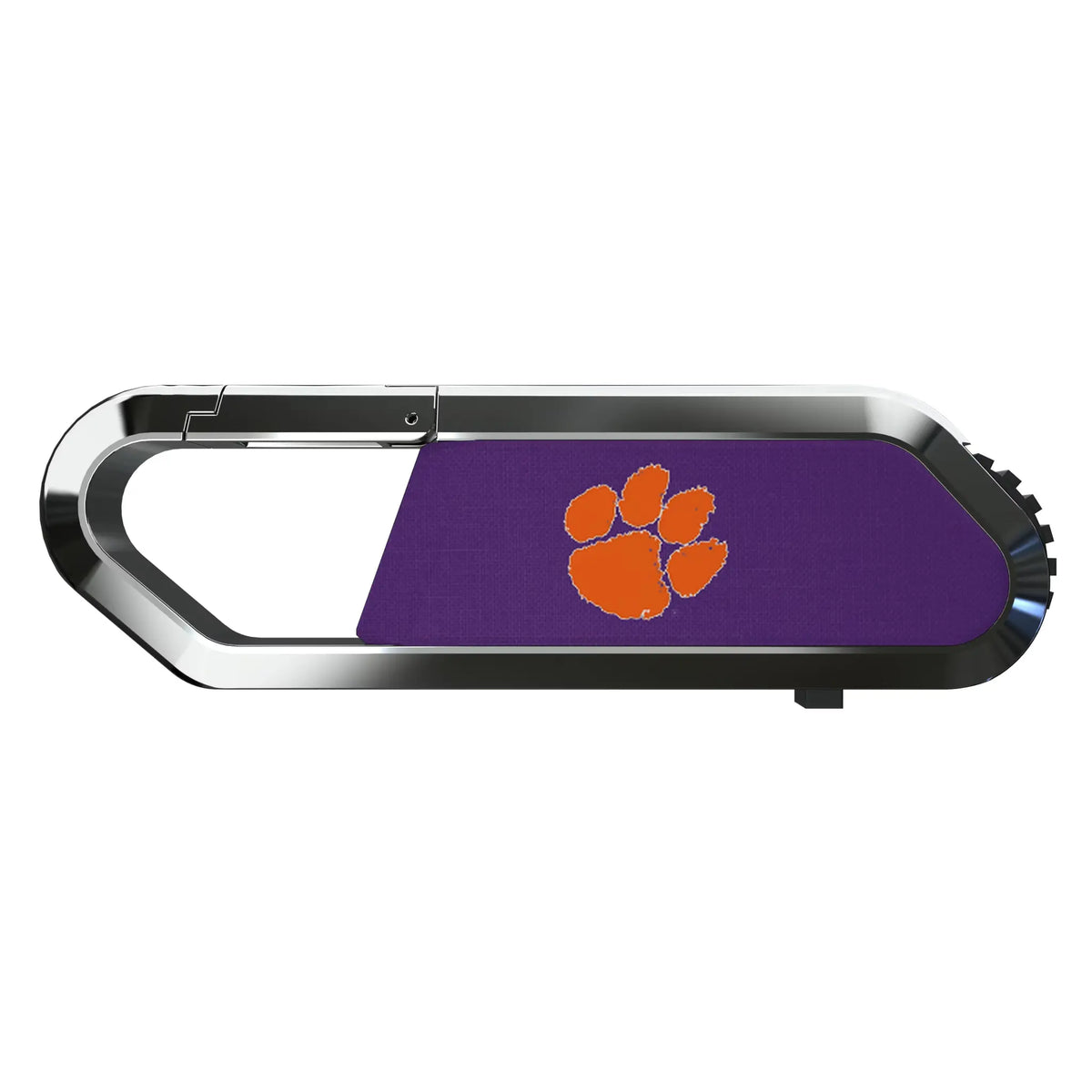 Clemson University Tigers Solid USB 64GB Clip Style Flash Drive