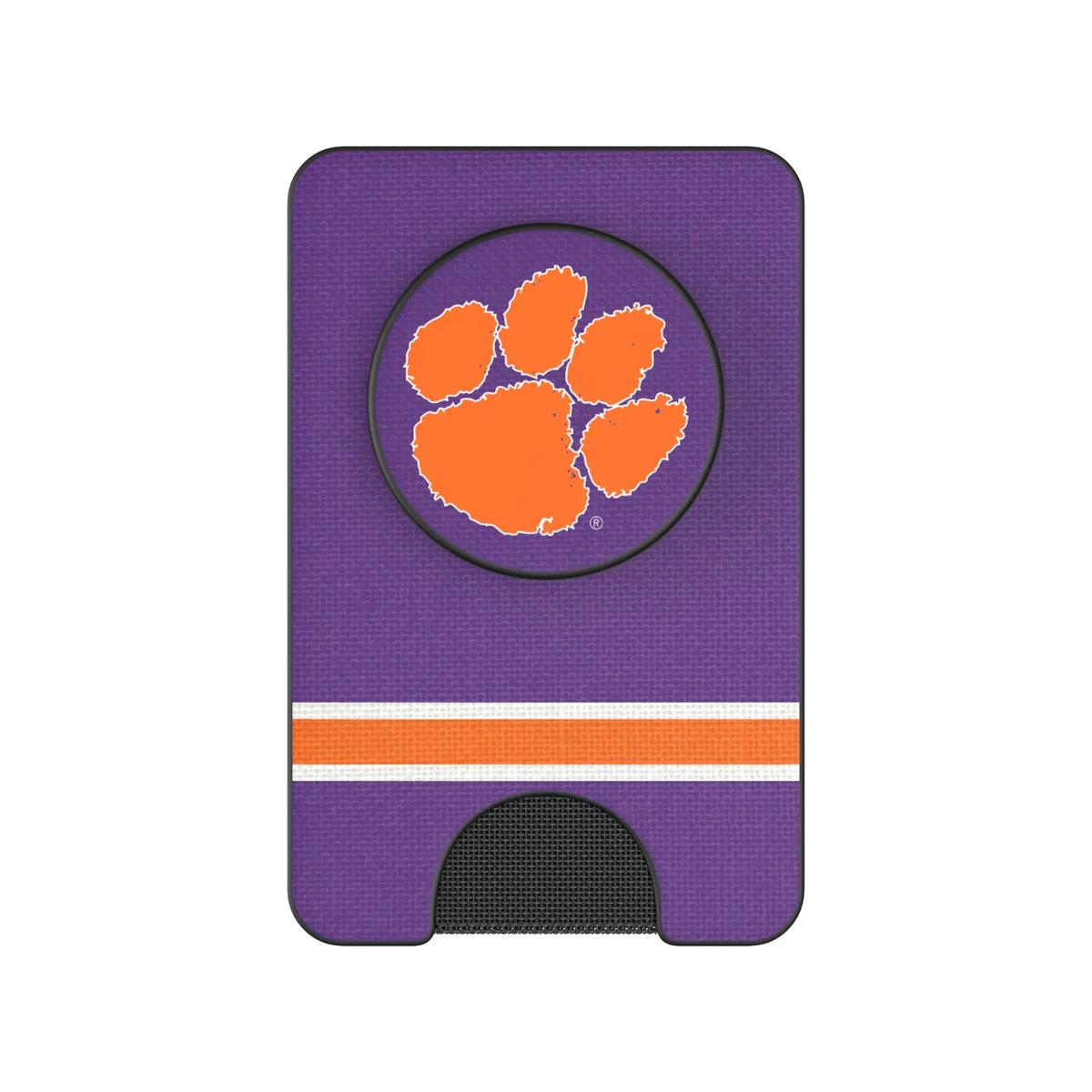 Clemson University Tigers Stripe Popsockets Wallet Magnetic