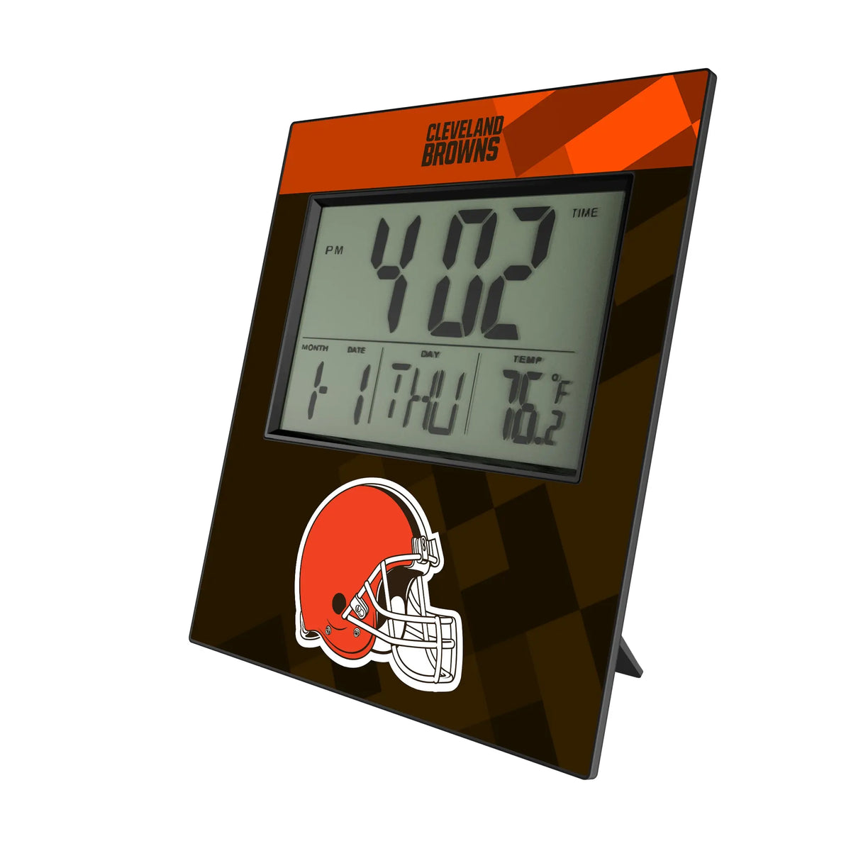 Cleveland Browns Color Block Wall Clock