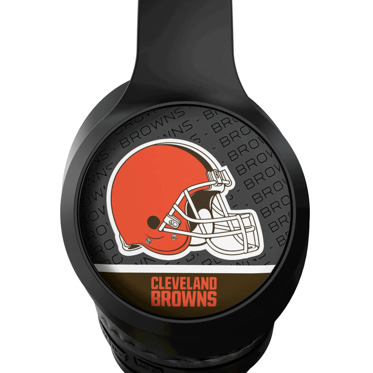 Cleveland Browns Endzone Plus Wireless Over-Ear Headphones With Case - Detail