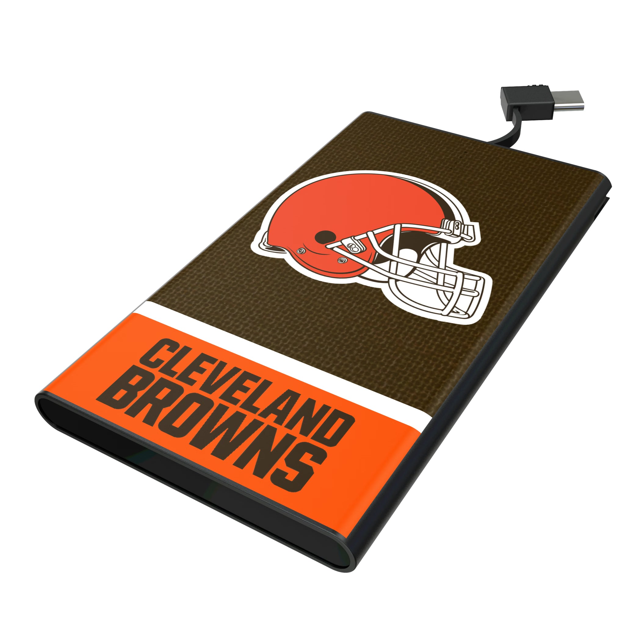 Cleveland Browns Endzone Solid 5000mAh Flat Powerbank