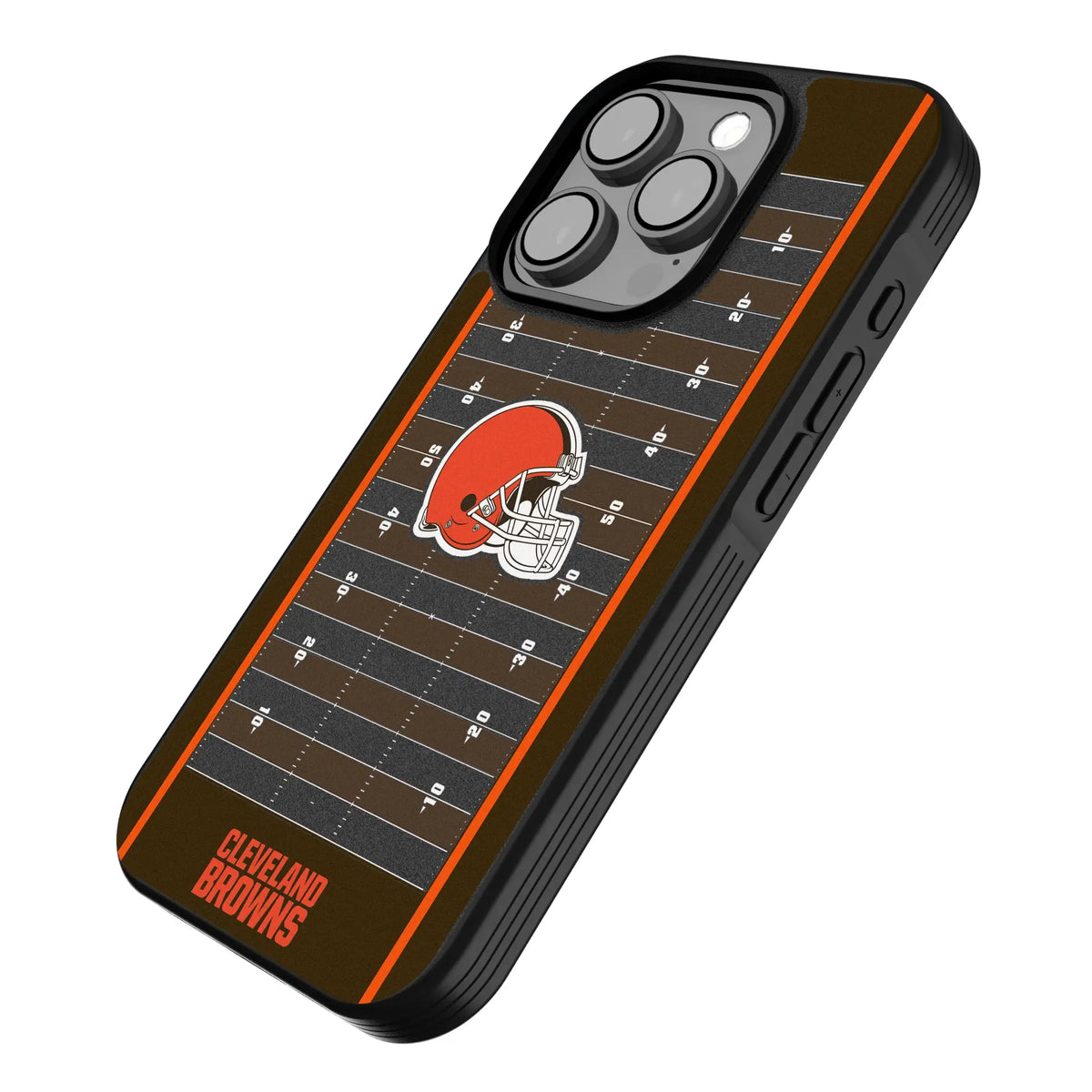 Cleveland Browns Field iPhone Bump Phone Case for Apple iPhone - Isometric View