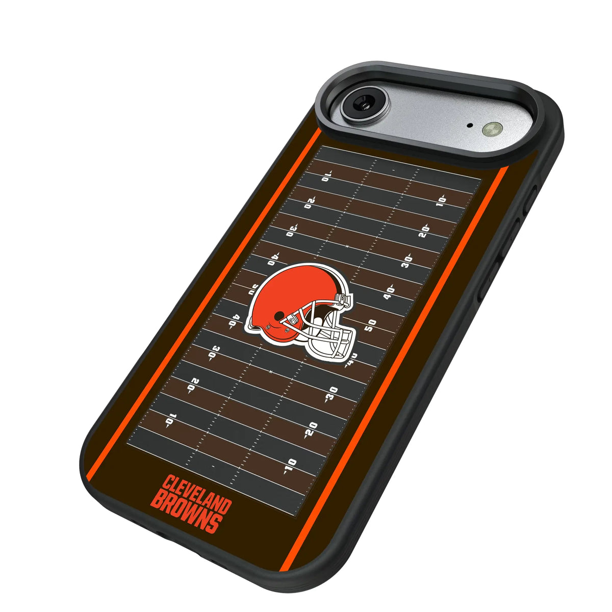Cleveland Browns Field iPhone Bump Phone Case for Apple iPhone - Isometric View#Device_iPhone Air