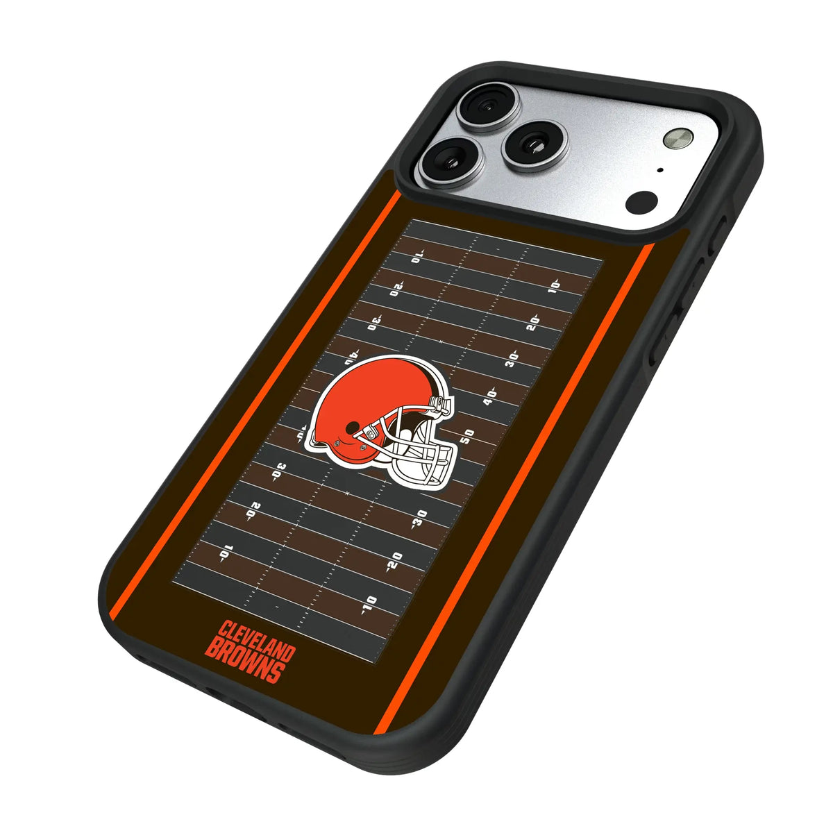 Cleveland Browns Field iPhone Bump Phone Case for Apple iPhone - Isometric View#Device_iPhone 17 Pro Max