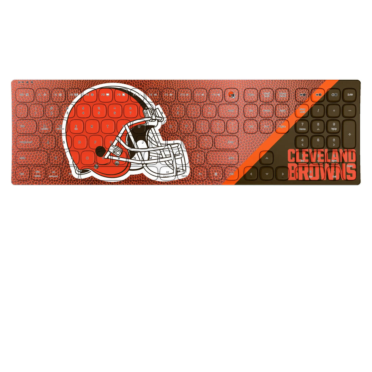 Cleveland Browns Football KKB605 Curved Wireless Keyboard