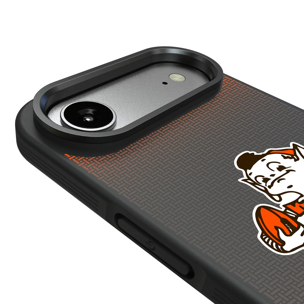 Cleveland Browns Historic Collection Linen iPhone Bump Phone Case for Apple iPhone - Detail#Device_iPhone Air