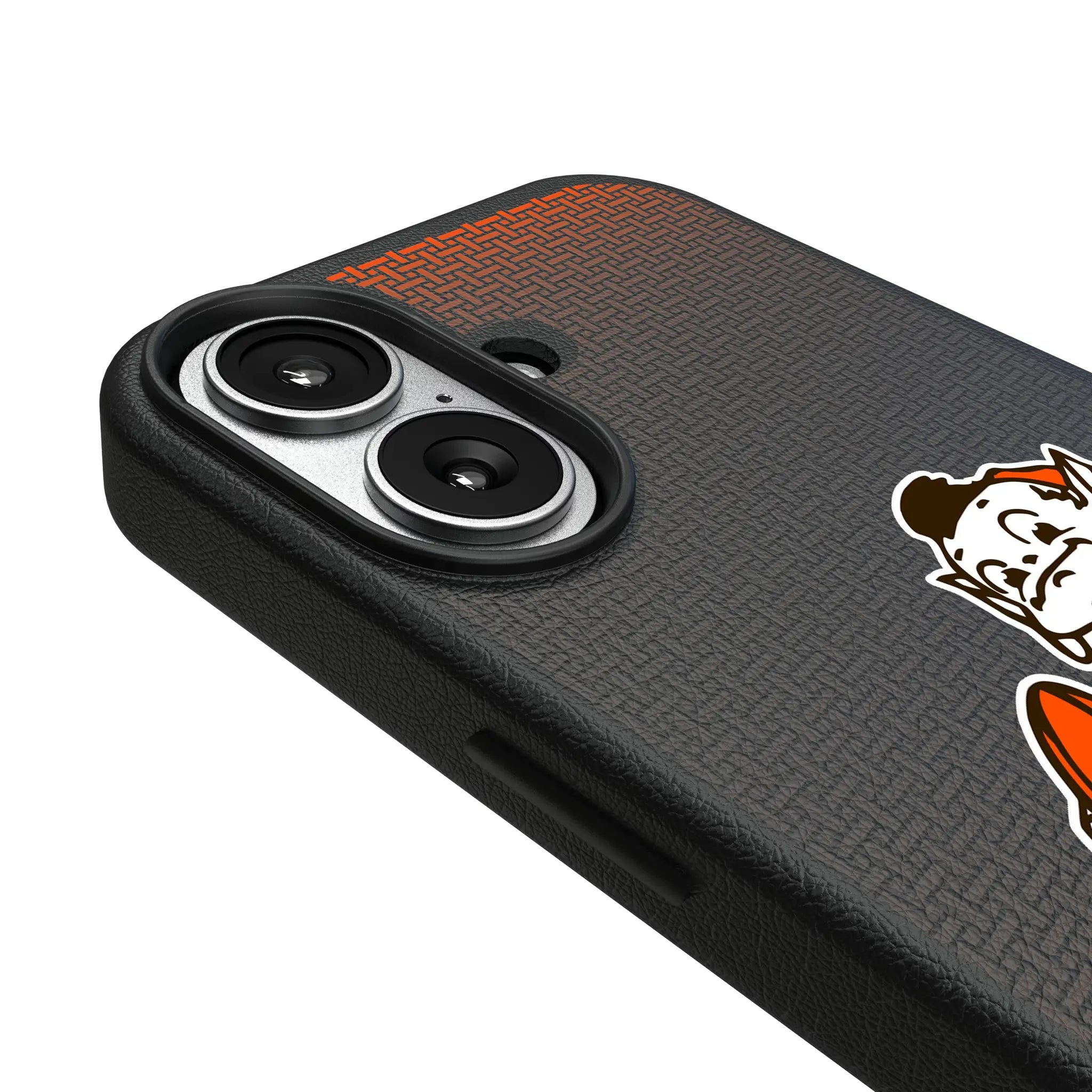 Cleveland Browns Historic Collection Linen iPhone MagSafe Compatible Phone Case for Apple iPhone - Detail#Device_iPhone 17