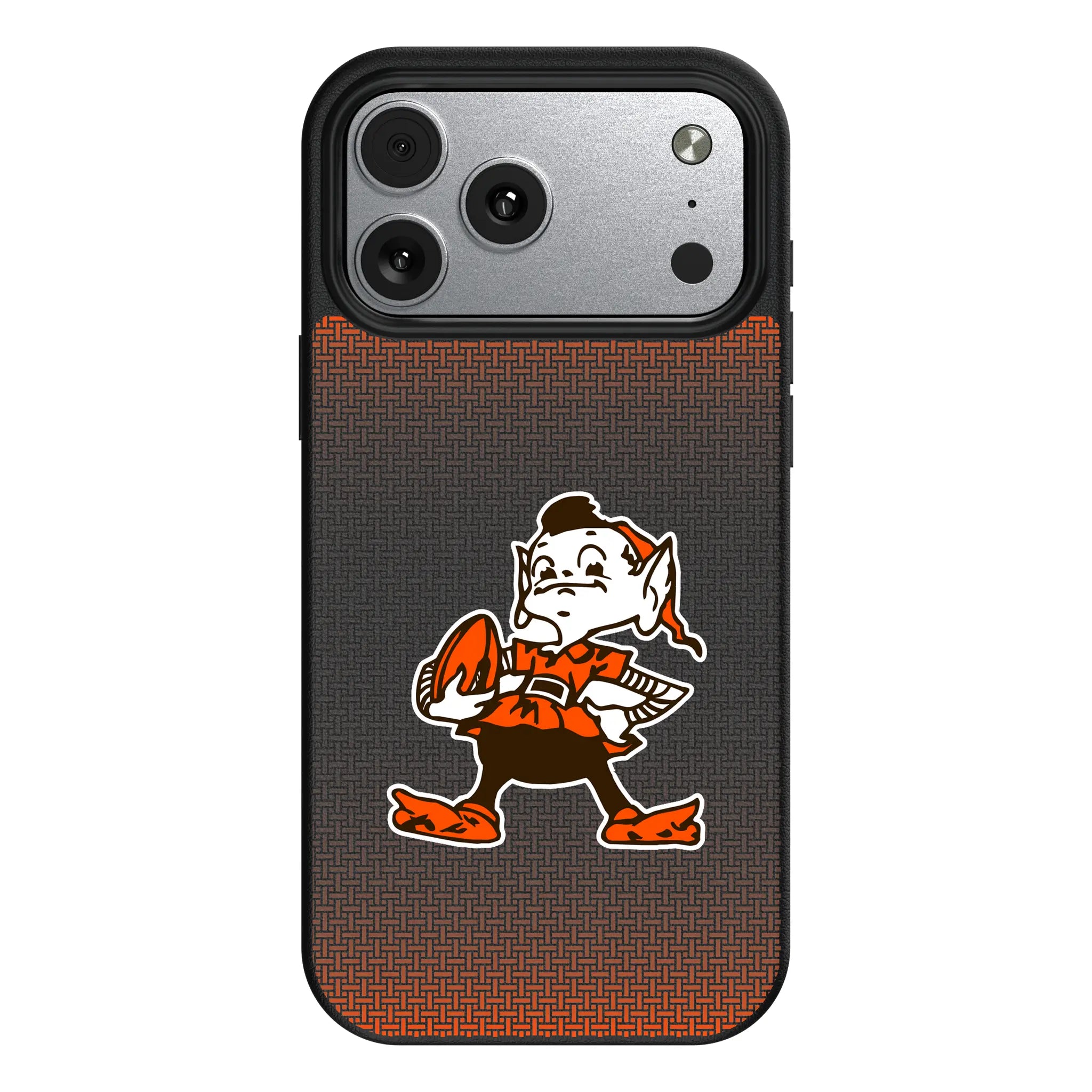 Cleveland Browns Historic Collection Linen iPhone MagSafe Compatible Phone Case for Apple iPhone#Device_iPhone 17 Pro Max