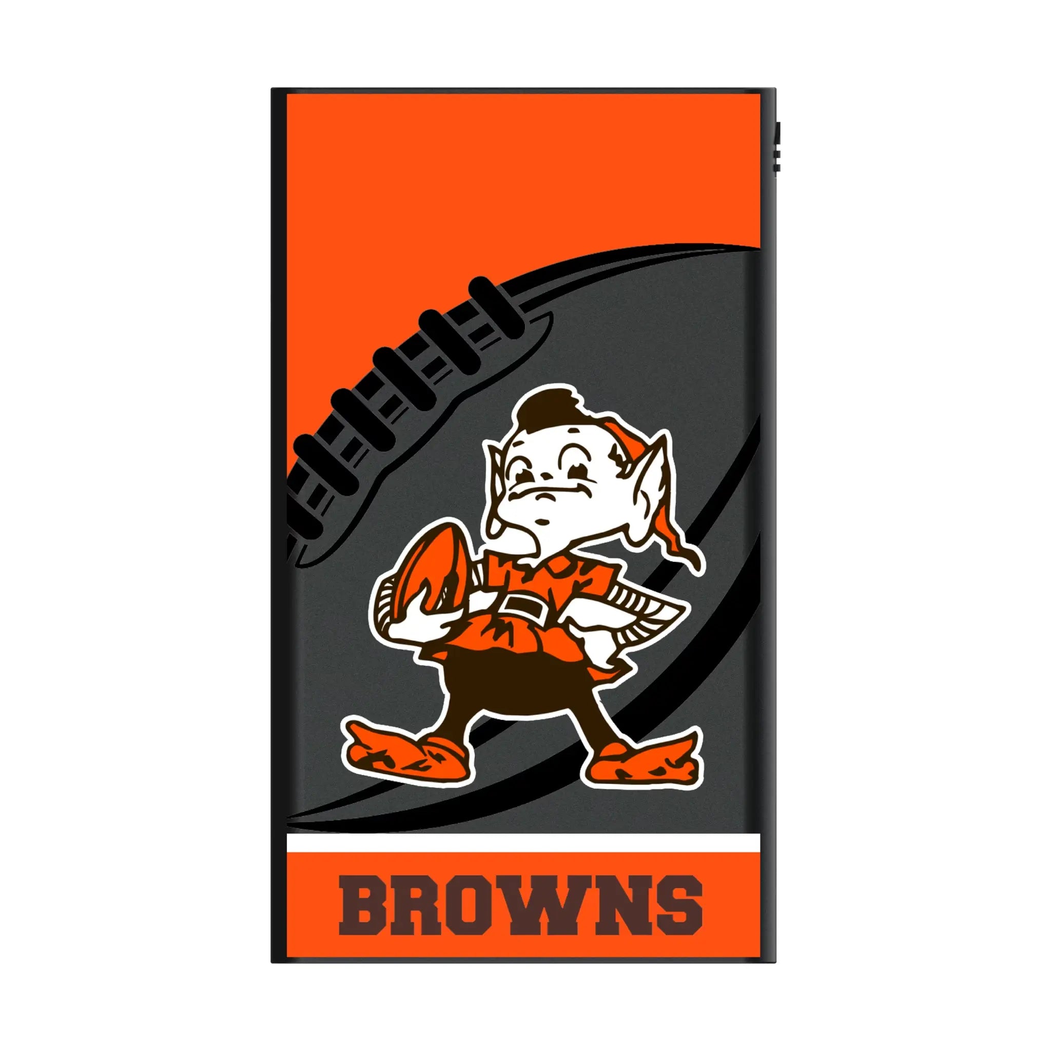 Cleveland Browns Historic Collection Passtime 5000mAh Flat Power Bank