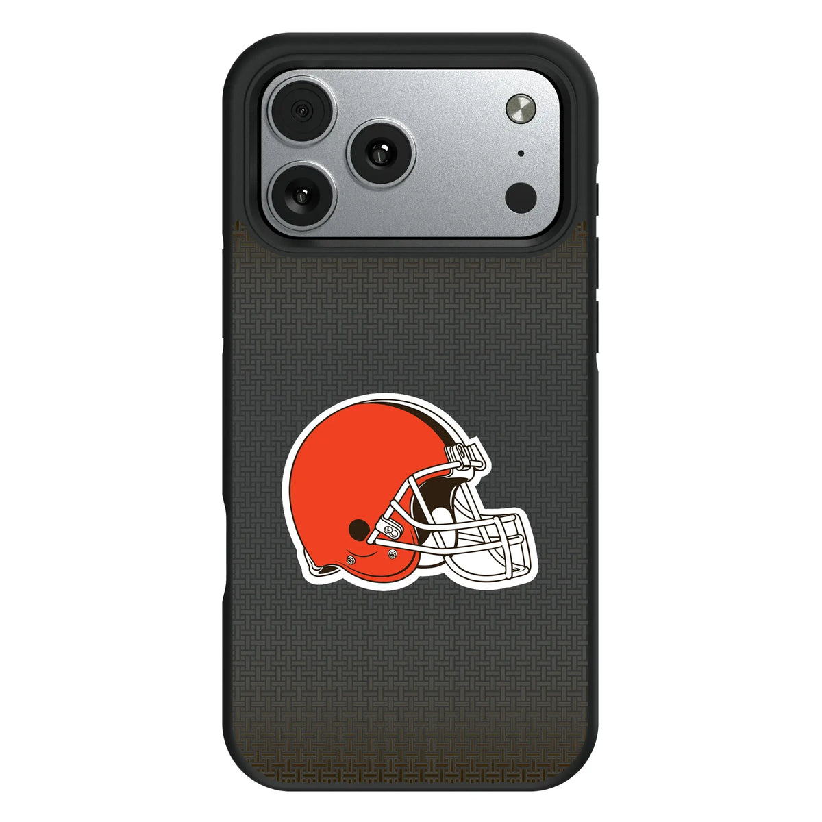 Cleveland Browns Linen iPhone Bump Phone Case for Apple iPhone#Device_iPhone 17 Pro Max