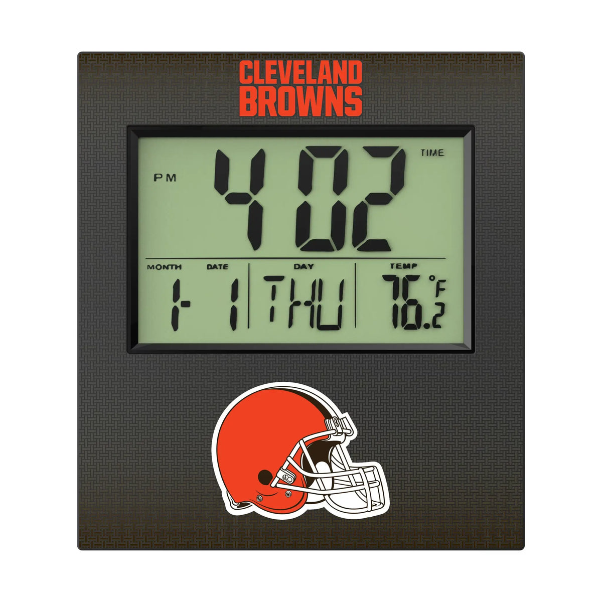 Cleveland Browns Linen Wall Clock