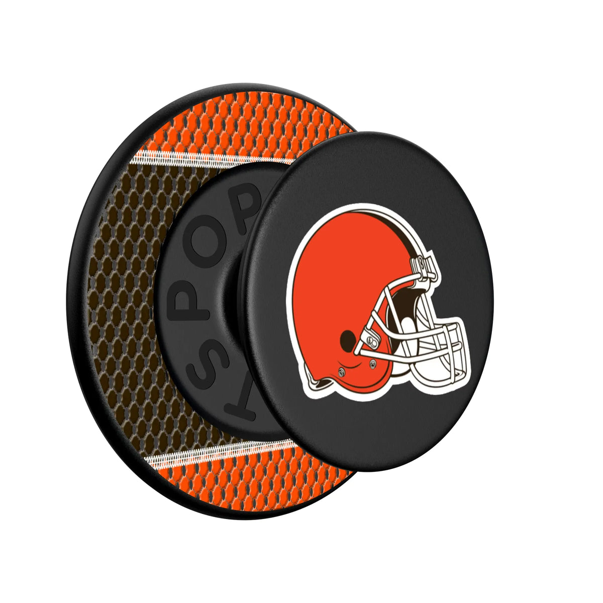Cleveland Browns Mesh Popsockets Round Magnetic - Isometric View