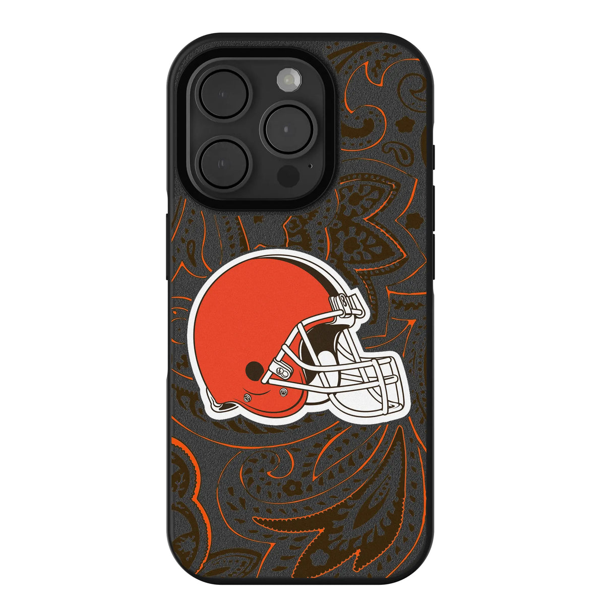 Cleveland Browns Paisley iPhone Bump Phone Case for Apple iPhone