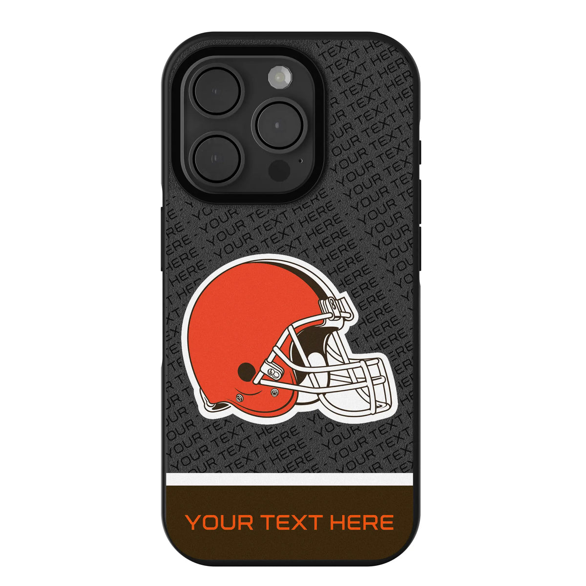Cleveland Browns Personalized EndZone Plus iPhone Bump Phone Case for Apple iPhone