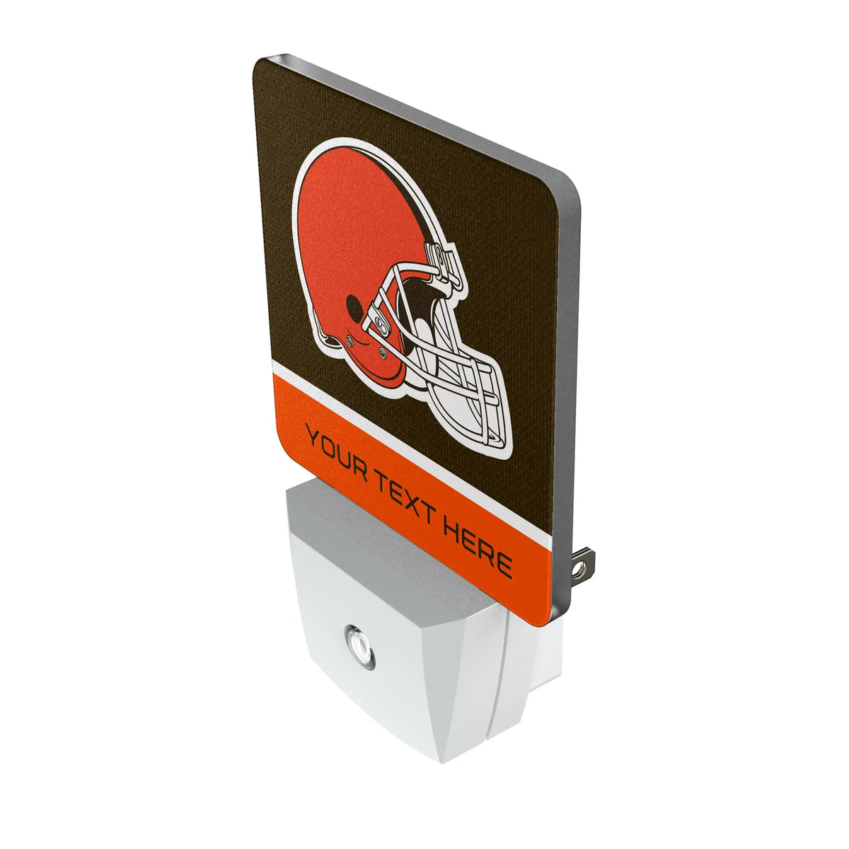Cleveland Browns Personalized Endzone Solid Night Light 2-Pack - Isometric View