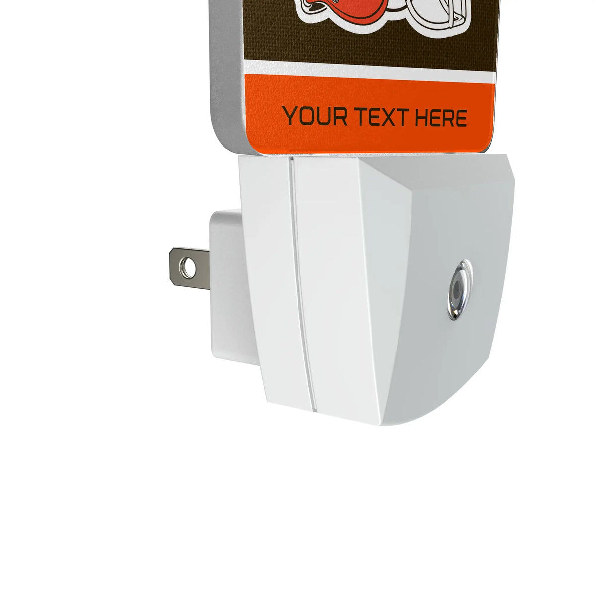 Cleveland Browns Personalized Endzone Solid Night Light 2-Pack - Detail