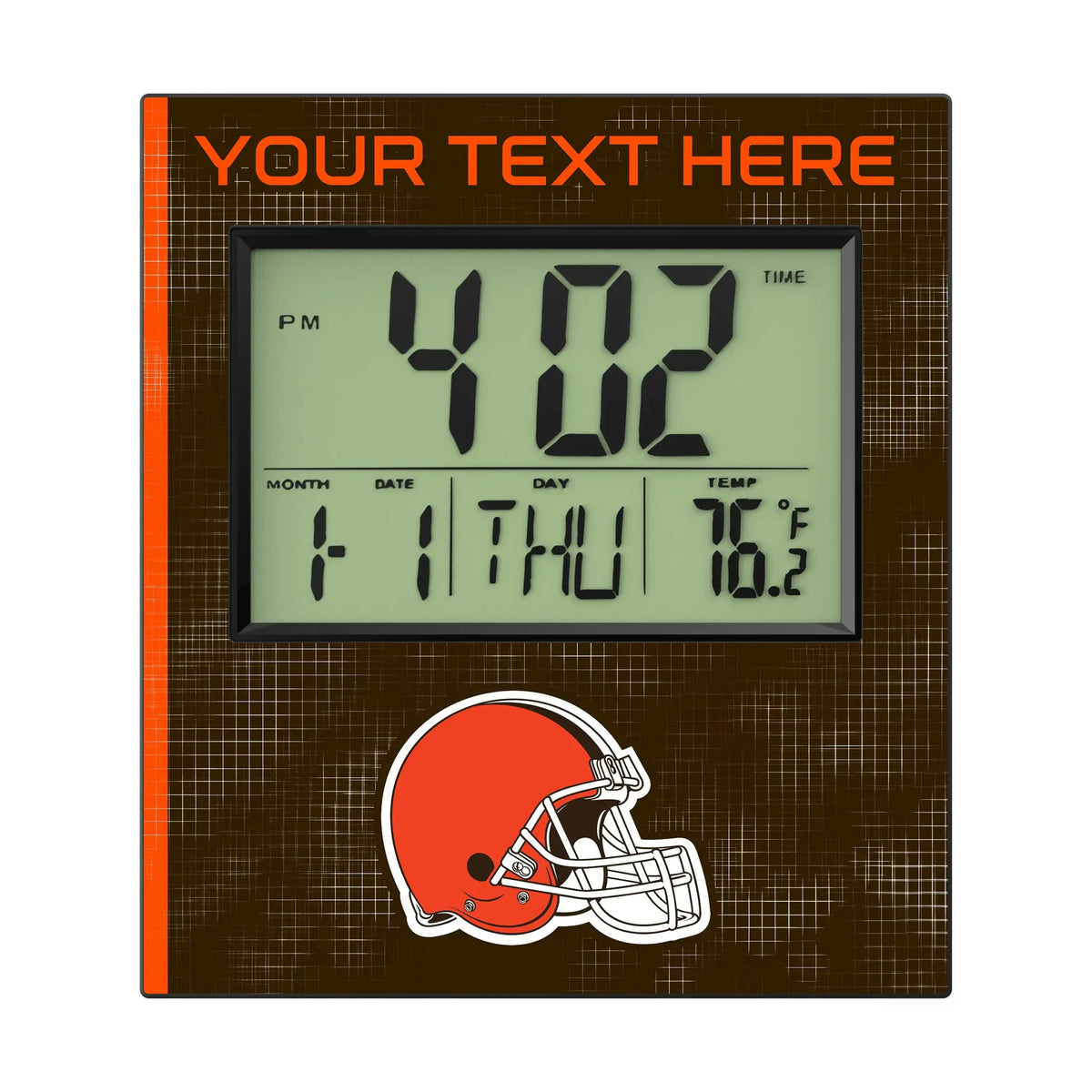 Cleveland Browns Personalized Hatch Wall Clock
