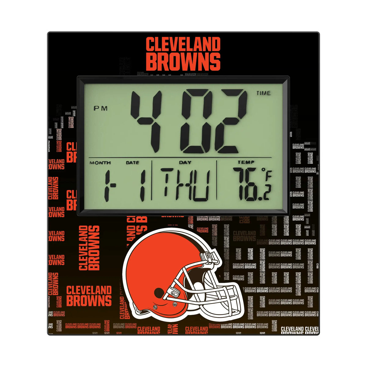 Cleveland Browns Quadtile Wall Clock