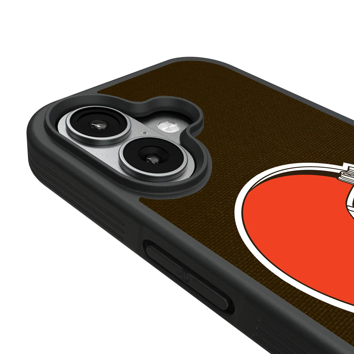 Cleveland Browns Stripe iPhone Bump Phone Case for Apple iPhone - Detail#Device_iPhone 17