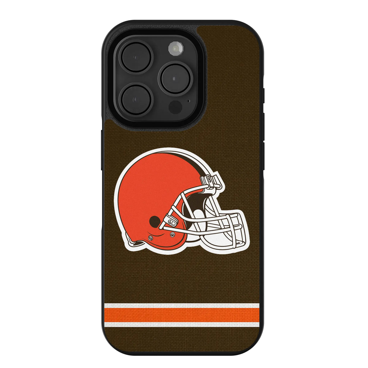 Cleveland Browns Stripe iPhone Bump Phone Case for Apple iPhone