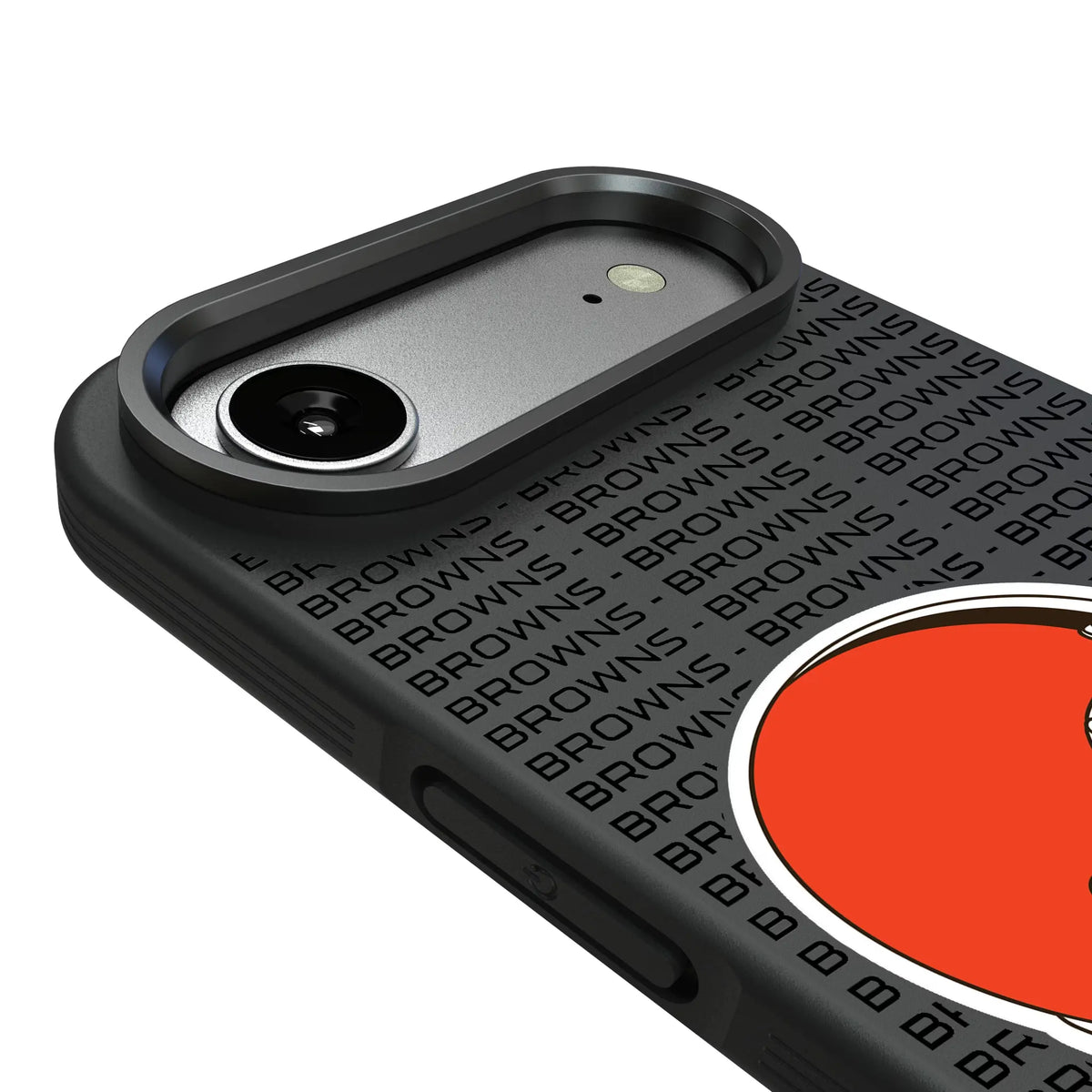 Cleveland Browns Text Backdrop iPhone Bump Phone Case for Apple iPhone - Detail#Device_iPhone Air